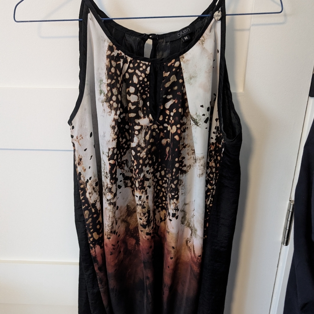 Multicolor Women's Flowy Sleeveless Blouse